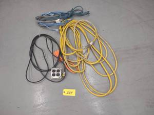 lot 384 image: Assorted Extension Cords...