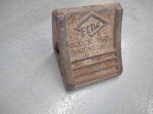 lot 404 image: ECOA Cast Iron Wheel Chock...