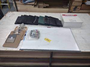 lot 406 image: First Aid KIt, White Board & Misc....