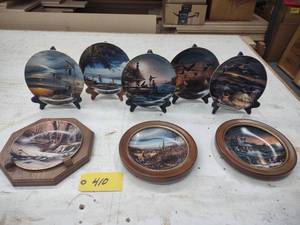 lot 410 image: (8) Terry Redlin Plates...