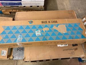 lot 22 image: Collared Eagle Full Sized Bed Frame With Headboard