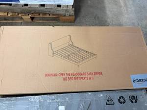 lot 25 image: Allewie Full Sized Platform Bed Frame