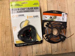 lot 28 image: 3 Blade Trimmer Head And Replacement Trimmer Line