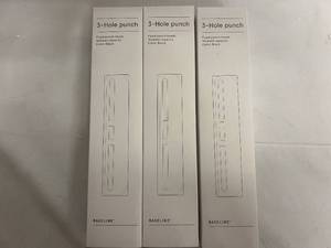 lot 337 image: 3 Baseline 3-Hole Punchers
