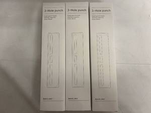 lot 340 image: 3 Baseline 3-Hole Punchers