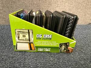 lot 75 image: 6 Pack Of Cig Case With Usb Lighter