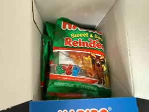 lot 186 image: 12 Bags Of Haribo Sweet And Sour Gummies