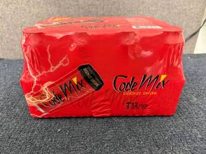 lot 118 image: 12 Cans Of Code Mix Energy Drink