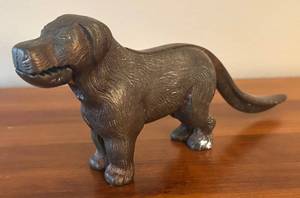 lot 44R image: LR - Vintage Cast Iron Dog Nutcracker
