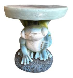 lot 87R image: P - Frog Motif Garden Stool