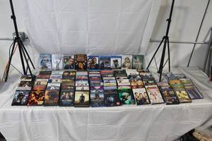 lot 18 image: Collection of 47 DVDs and Blu-ray Movies Assorted Genres