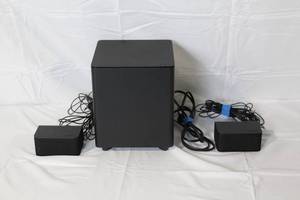 lot 25 image: Vizio Subwoofer and Satellite Speakers Audio System