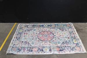 lot 134 image: Luna Multi Area Rug 5ft x 7ft by At Home
