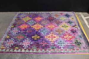 lot 135 image: Safavieh Monaco Area Rug 9 x 12 Purple Multi Color