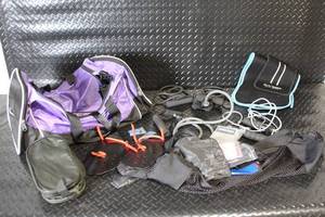 lot 153 image: Mixed Fitness Equipment Collection with Resistance Bands and Accessories