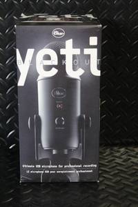 lot B-155 image: Unopened Blue Yeti Blackout USB Microphone
