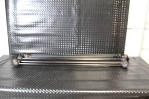 lot 162 image: Set of 5 Decorative Curtain Rods with Ornate Finials