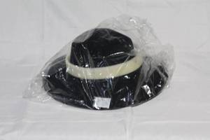 lot 198 image: Grace Eleyae Black Wool Wide Brim Hat with Adjustable Insert