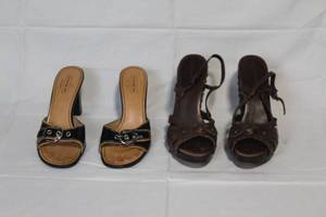 lot 207 image: Coach and BCBGMAXAZRIA Womens Heeled Sandals, Size 8.5 and 9.5