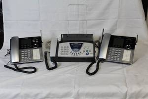 lot 211 image: VTech 4-Line Business Phones and Brother Personal Fax 575 System Set