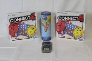 lot 215 image: Games and Puzzle Lot with TI-83 Plus Calculator
