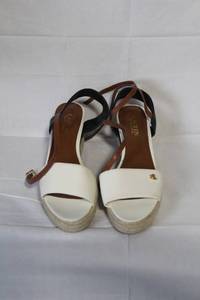 lot 227 image: Lauren Ralph Lauren Platform Espadrille Sandals