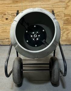 lot 5 image: KLUTCH 3.5 CUBIC FT. PORTABLE CEMENT MIXER TX157$380