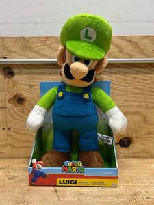 lot 21 image: Nintendo - Jumbo Basic Plush Luigi