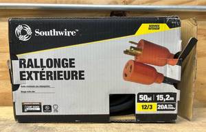 lot 22 image: Southwire Outdoor Cord 50ft