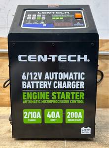 lot 31 image: Cen-Tech 612V Automatic Battery Charger Engine Starter Automatic Microprocessor Control