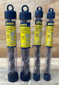 lot 45 image: Irwin Hammer Drill Bit lot of 4