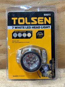 lot 74 image: Tolsen 7 White LED Head Light