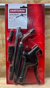 lot 79 image: Craftsman Blow Gun Set 6 Piece (1 set)