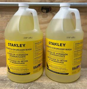 lot 85 image: Stanley Concrete & Degreaser Wash lot of 2