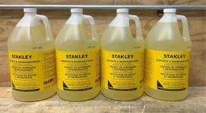 lot 129 image: Stanley Concrete & Degreaser Wash lot of 4