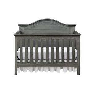 lot 158 image: Ti Amo Catania 4-in-1 Convertible Crib for Infants & Toddlers, Rustic Brown Finish (Stock Photo is not Actual Color)
