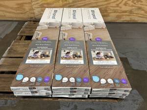 lot 1A image: LIFEPROOF Lot of 9 Boxes of- Bow River 6 MIL x 9 in. W x 48 in. L Click Lock Waterproof Luxury Vinyl Plank Flooring (17.98 sqftcase) (Total of 161.82 Sq. Ft.) Perfect for Rooms up to 144 sq. ft.