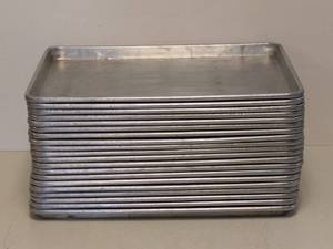 lot 6 image: 20 COMMERCIAL BAKING SHEET PANS