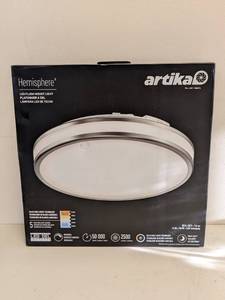 lot 56 image: ARTIKA HEMISPHERE LED FLUSH MOUNT KIT