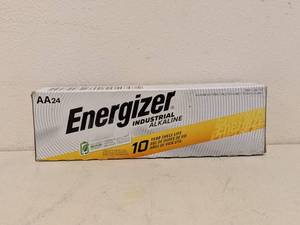 lot 71 image: ENERGIZER AA INDUSTRIAL ALKALINE BATTERIES 24PK.