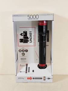 lot 100 image: INFINITY X1 5000 LUMENS DUAL POWER FLASHLIGHT