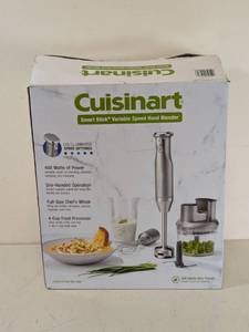 lot 119 image: NEW CUISINART SMART STICK VARIABLE SPEED HAND BLENDER