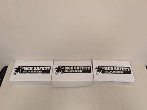 lot 171 image: (3) BOXES OF MCR SAFETY GLASSES 12PKS.