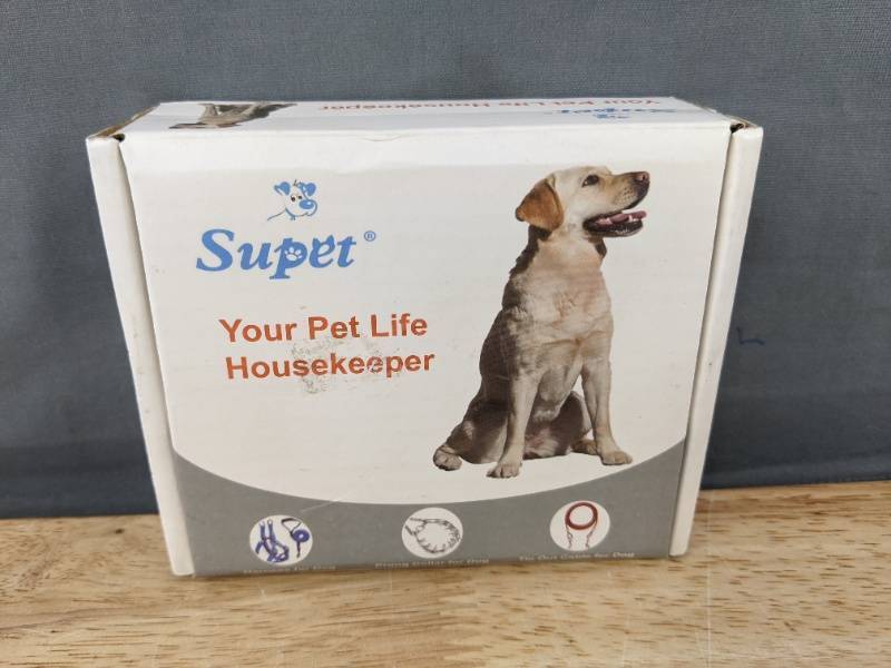 lot 89E image: Supet Chrome Plated Dog Prong Collar - Brand New