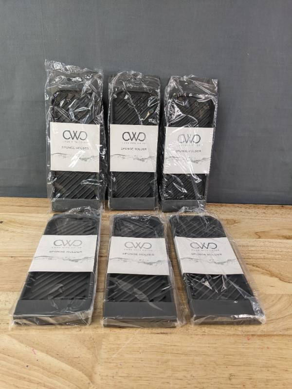 lot 100D image: Total of 6 Brand New Cook with Color Sponge Holder