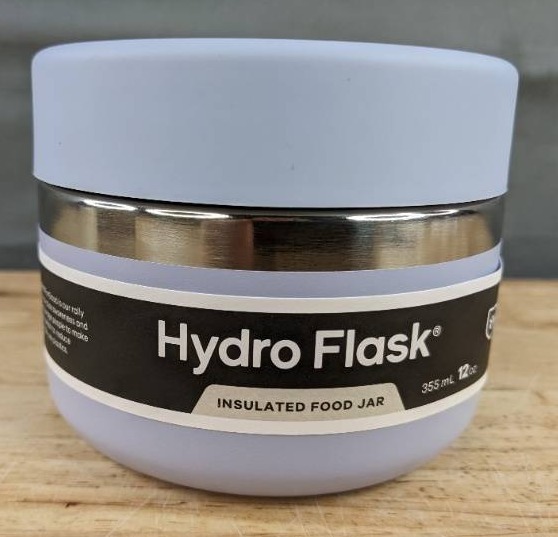 lot 28E image: Brand New Hydro Flask 12 oz Insulated Food Jar - TempShield Technology