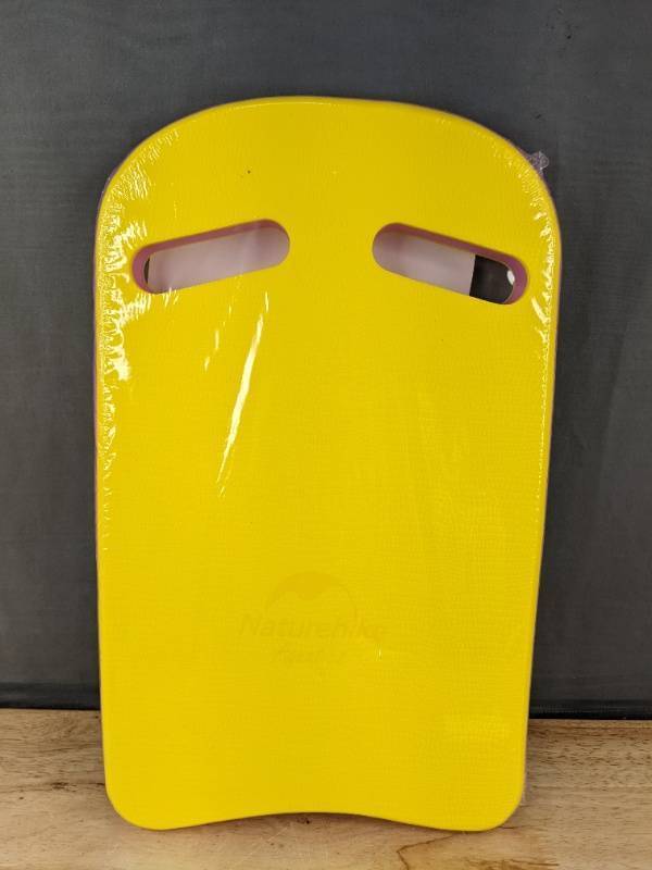 lot 110N image: Yellow Naturehike Swimming Kickboard, 17.32 x 10.63 x 1.5 Inches - Brand New
