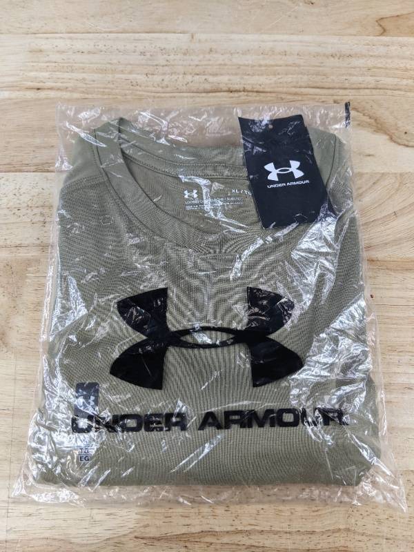 lot 91L image: Under Armour Mens XL Short Sleeve T-Shirt Army Green - Brand New
