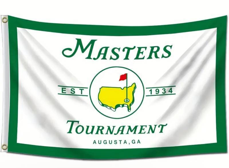 lot 3A image: Masters Golf Tournament 3 x 5 Flag - Brand New