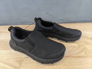 lot 217 image: Gerry Mens Black Slip-On Shoes Size 9